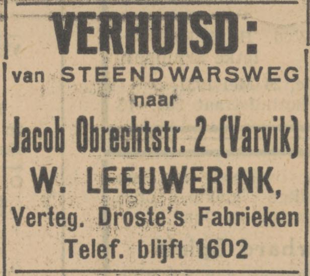 Jacob Obrechtstraat 2 W. Leeuwerink advertentie Tubantia 26-5-1931.jpg