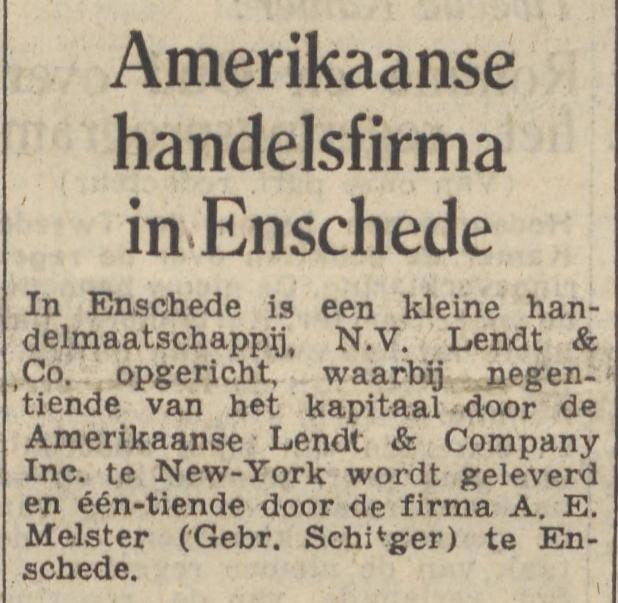 N.V. Lendt & Co. Enschede krantenbericht De Waarheid 13-8-1948.jpg