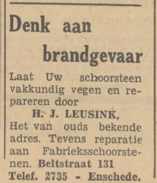 Beltstraat 131 H.J. Leusink advertentie Tubantia 18-6-1949.jpg