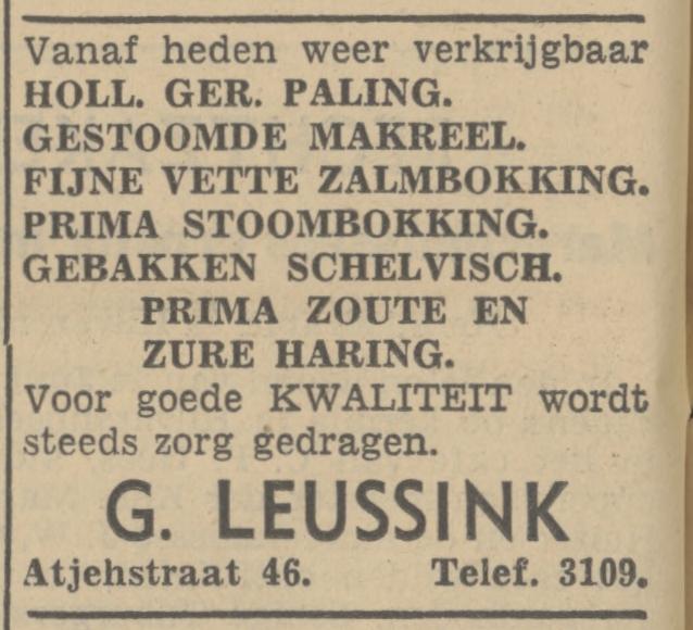 Atjehstraat 46 G. Leussink advertentie Tubantia 3-9-1938.jpg