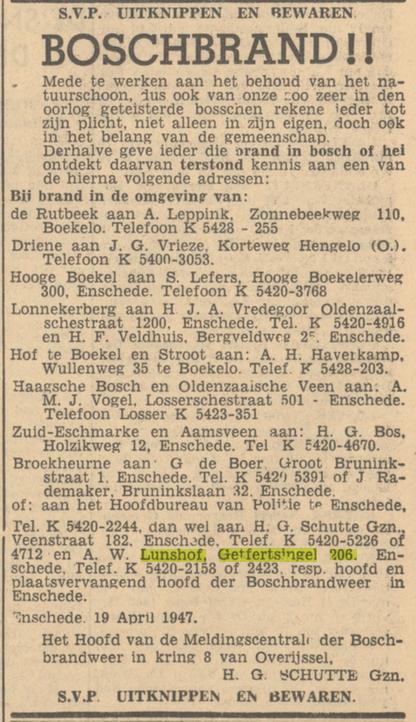 Getfertsingel 206 A.W. Lunshof advertentie Tubantia 19-4-1947.jpg
