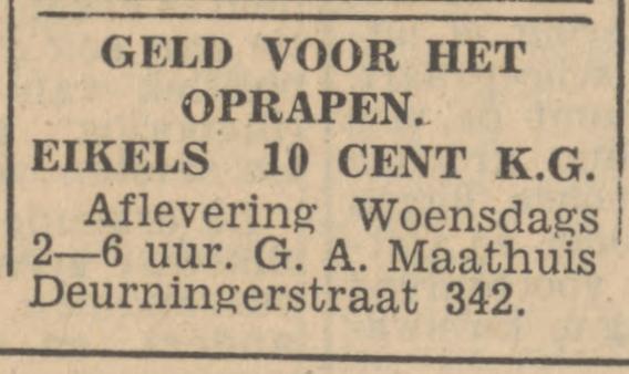 Deurningerstraat 342 G.A. Maathuis advertentie Tubantia 16-9-1947.jpg