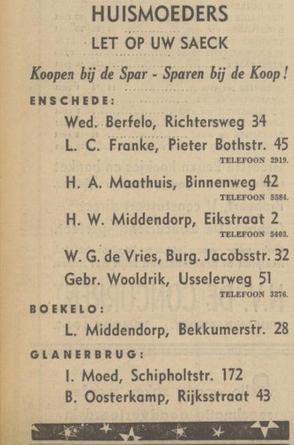 Binnenweg 42 H.A. Maathuis De Spar advertentie Tubantia 17-12-1937.jpg