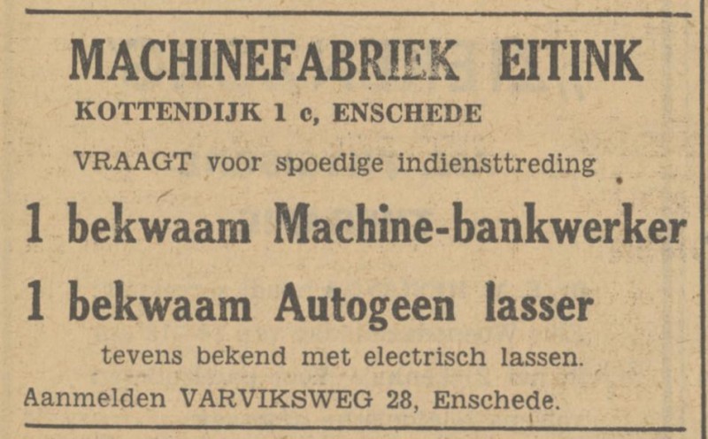 Varviksweg 28 Eitink advertentie Tubantia 30-10-1948.jpg