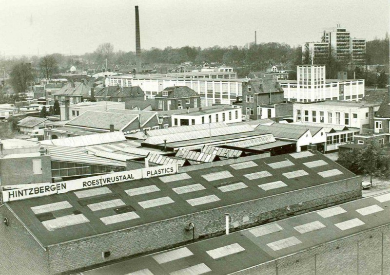 Blekerstraat 59 Fa. Hintzbergen en Emmastraat 191  textielfabriek Van Dam.1979.jpg