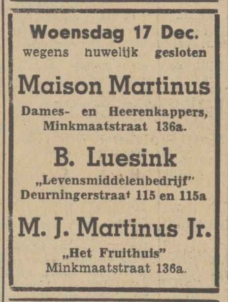 Min kmaatstraat 136a Maison Martinus advertentie Tubantia 16-12-1941.jpg