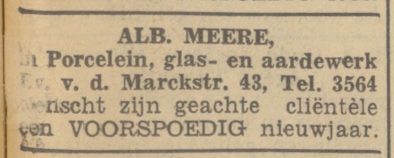Everhardt van der Marckstraat 43 Alb. Meere advertentie Tubantia 31-12-1937.jpg