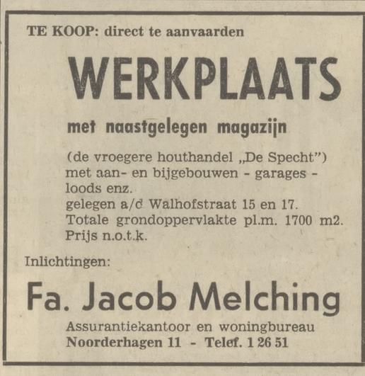 Noorderhagen 11 Fa. Jacob Melching advertentie Tubantia 23-11-1968.jpg