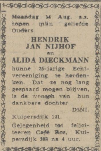 Kuipersdijk 121 H.J. Nijhof advertentie Twentsch nieuwsblad 11-8-1944.jpg