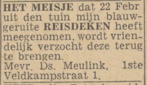 1e Veldkampstraat 1 Ds. Meulink advertentie Twentsch nieuwsblad 4-3-1944.jpg