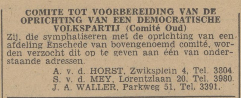 Lorentzlaan 20 S. van der Mey advertentie Tubantia 8-1-1948.jpg