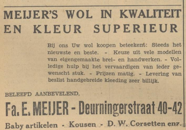 Deurningerstraat 40-42 Fa. E. Meijer advertentie Tubantia 24-10-1933.jpg