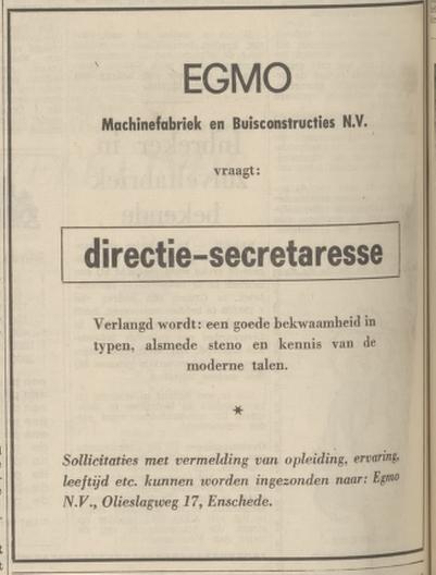 Olieslagweg 17 EGMO Machinefabriek en Buisconstructies N.V. advertentie Tubantia 9-12-1966.jpg