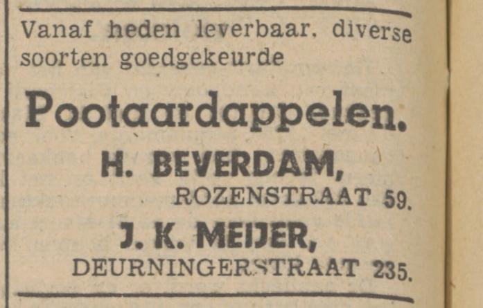 Deurningerstraat 235 J.K. Meijer advertentie Tubantia 18-3-1942.jpg