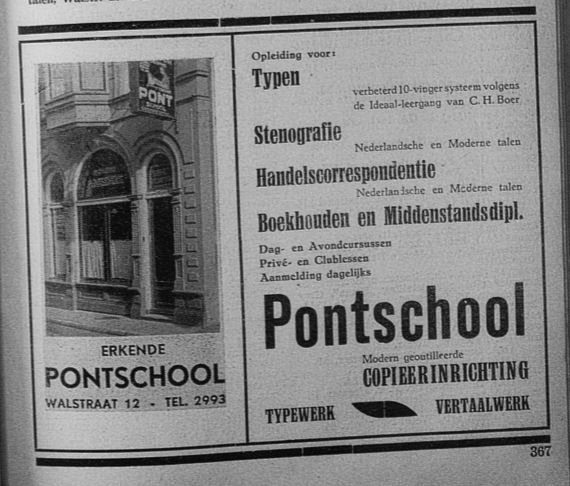 Walstraat 12 Pontschool advertentie 1939.JPG