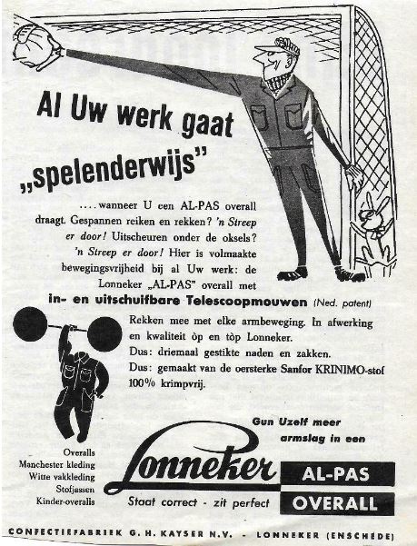 Dorpsstraat 106 Lonneker Confectiefabriek G.H. Kayser N.V. advertentie.JPG