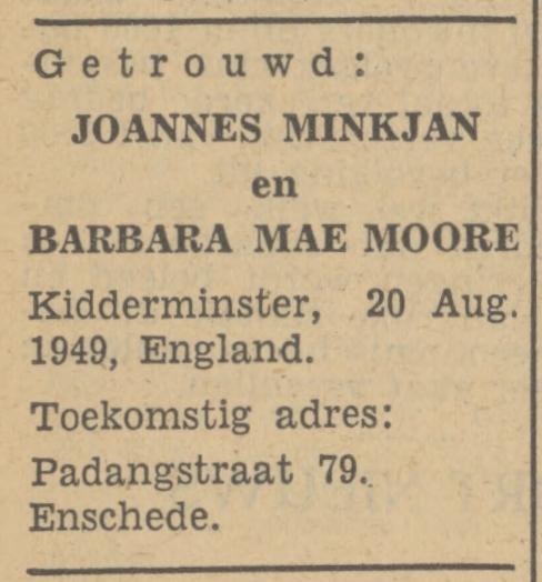 Padangstraat 79 J. Minkjan advertentie Tubantia 22-8-1949.jpg