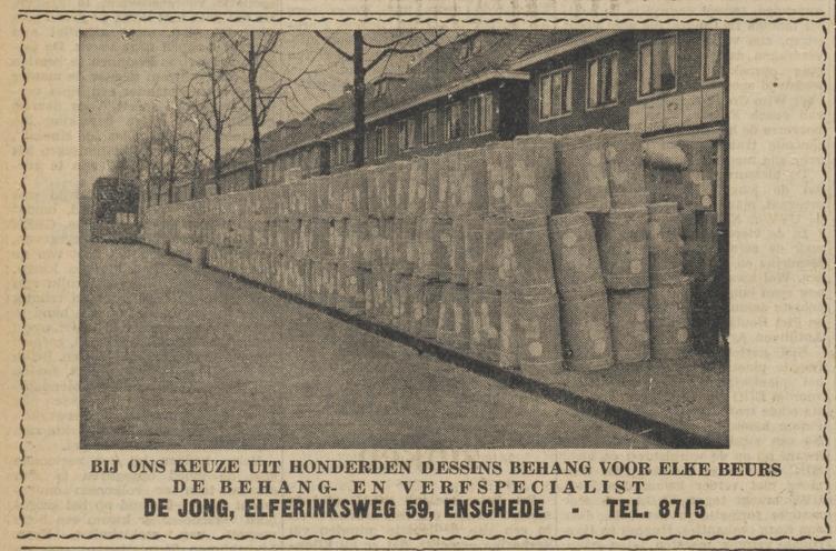 Elferinksweg 59 De Jong Behang- en Verfspecialist advertentie De Waarheid 5-6-1961.jpg