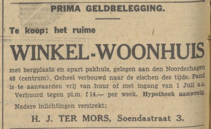 Soendastraat 3 H.J. ter Mors advertentie Tubantia 15-6-1932.jpg
