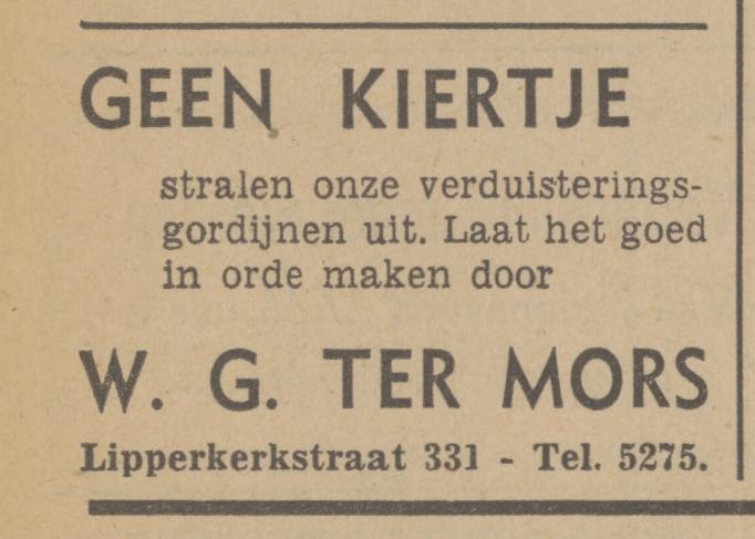 Lipperkerkstraat 331 W.G. ter Mors advertentie Tubantia8 8-1-1942.jpg