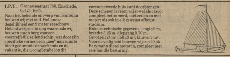 Gronausestraat 758 IPT Industrieel Productie en Toeleveringsbedrijf advertentie Nieuwsblad van het Noorden 2-11-1978.jpg