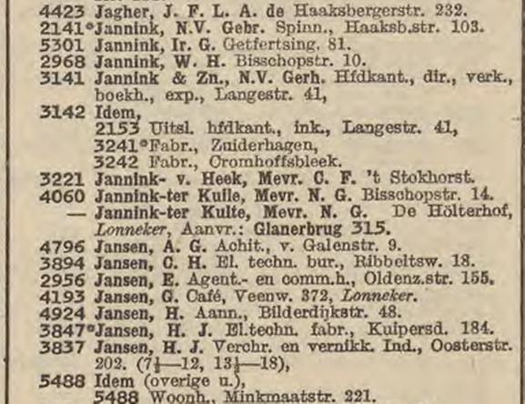 Haaksbergerstraat 232 J.F.J.A. de Jagher. Telefoonboek 1946.jpg