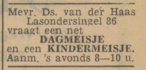 Lasondersingel 86 Ds. van der Haas advertentie Tubantia 10-10-1947.jpg