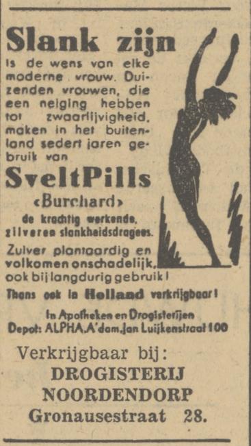 Gronausestraat 28  Drogisterij Noordendorp advertentie Tubantia 7-7-1951.jpg