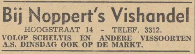 Hoogstraat 14 Noppert vishandel advertentie Tubantia 29-11-1948.jpg