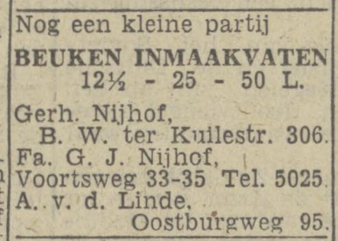 Voortsweg 33-35 Fa. G.J. Nijhof advertentie Twentsch nieuwsblad 23-10-1943.jpg