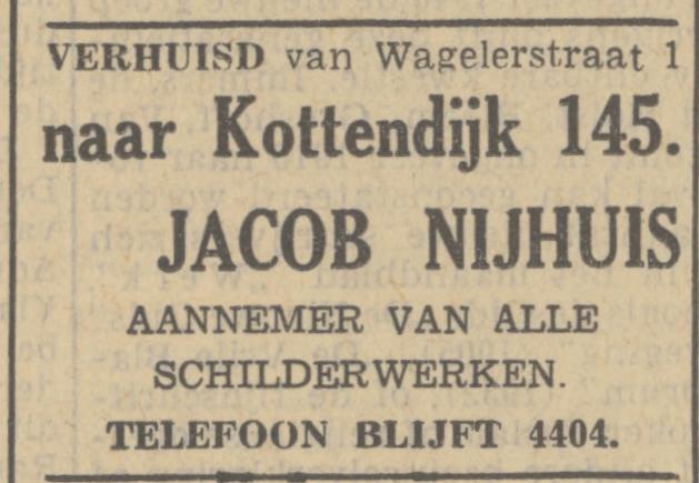Kottendijk 145 Jacob Nijhuis schilderwerken advertentie Tubantia 27-5-1939.jpg