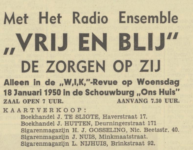 Brinkstraat 92 sigarenmagazijn L. Nijhuis advertentie Tubantia 13-1-1950.jpg
