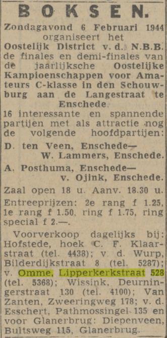 Lipperkerkstraat 528 Firma A. van Omme advertentie Twentsch nieuwsblad 4-2-1944.jpg
