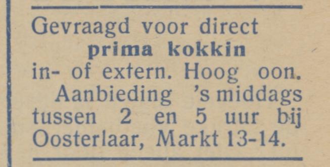 Markt 13-14 Oosterlaar advertentie Het Parool 6-4-1945.jpg