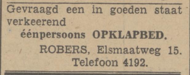 Elsmaatweg 15 Robers advertentie Tubantia 27-7-1942.jpg