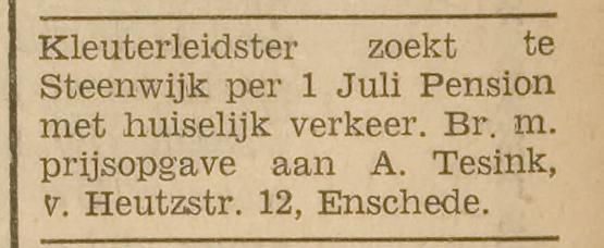 Van Heutzstraat 12 A. Tesink advertentie 18-6-1964.jpg