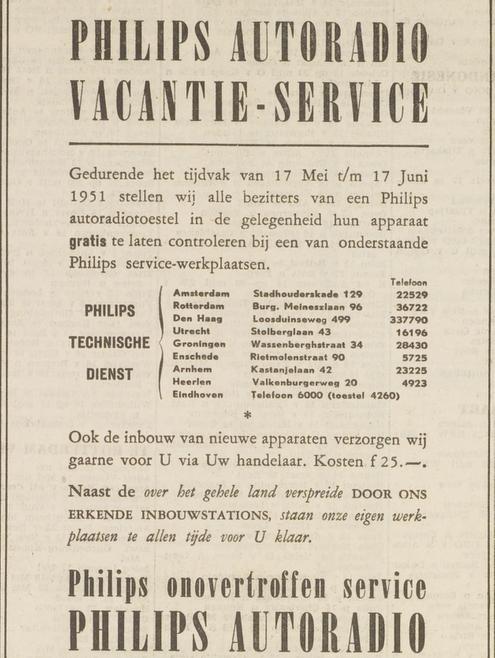 Rietmolenstraat 90 Phiips Technische Dienst advertentie Het Vrije Volk 16-5-1951.jpg