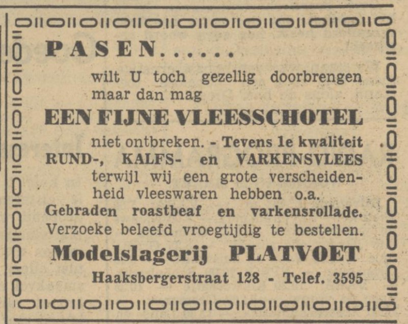 Haaksbergerstraat 128 modelslagerij H.G.J Platvoet advertentie Tubantia 20-3-1951.jpg