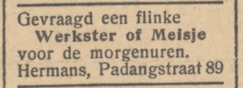 Padangstraat 89 Hermans advertentie Het Parool 7-6-1945.jpg