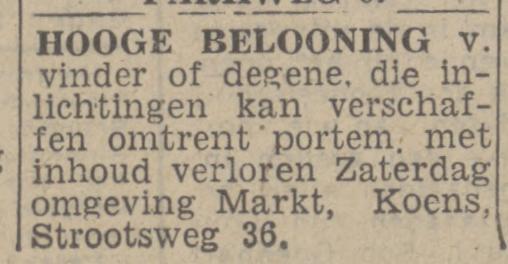 Strootsweg 36 Koens advertentie Twentsch nieuwsblad 15-5-1944.jpg