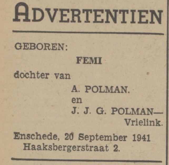 Haaksbergerstraat 2 A. Polman advertentie Tubabtia 22-9-1941.jpg