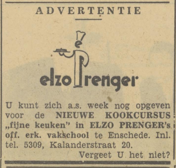 Kalanderstraat 20 Elzo Prenger advertentie Tubantia 18-3-1950.jpg