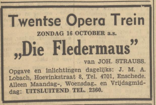 Hoevinkstraat 8 J.M.A. Lobach advertentie Tubantia 1-10-1949.jpg