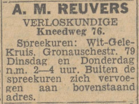 Kneedweg 76 A.M. Reuvers verloskundige advertentie Twentsch nieuwsblad 26-8-1944.jpg