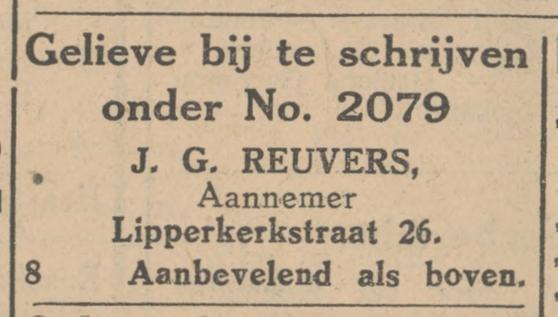 Lipperkerkstraat 26 J.G. Reuvers Aannemer advertentie Tubantia 11-1-1936.jpg