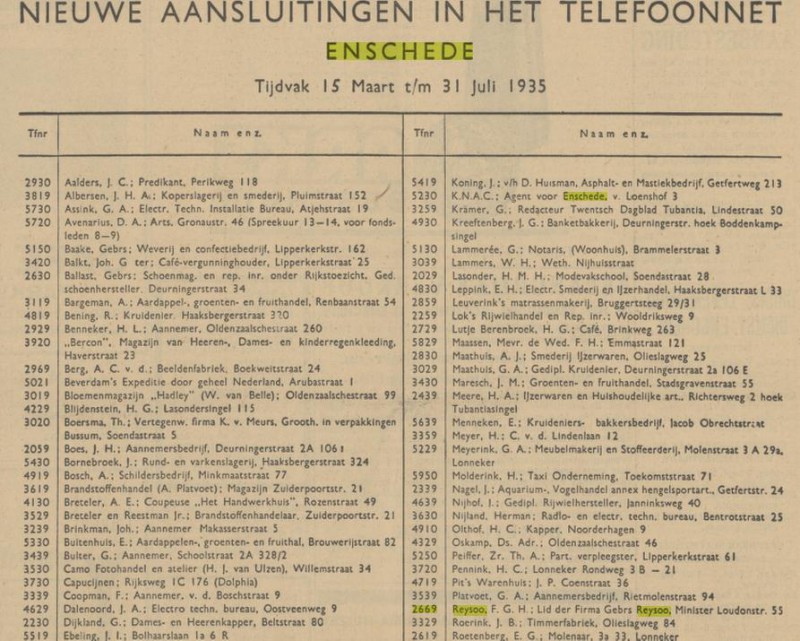 Minister Loudonlaan 55 F,G,H, Reysoo krantenbericht Tubantia 31-8-1935.jpg