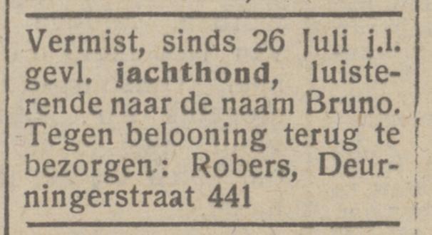 Deurningerstraat 441 Robers advertentie Het Parool 6-8-1945.jpg