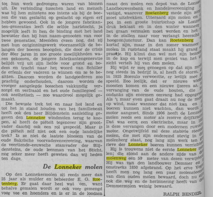 Molenweg Lonneker E.G. Roetenberg molenaar krantenbericht De Tijd 8-1-1939.jpg