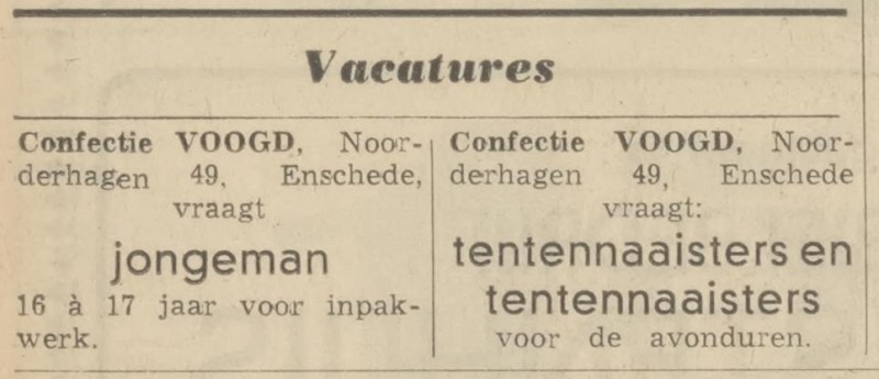 Noorderhagen 49 confectie Voogd advertentie Tubantia 13-5-1966.jpg