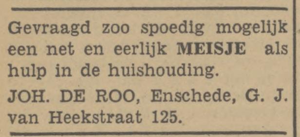 G.J. van Heekstraat 125 Joh. de Roo krantenbericht Tubantia 26-6-1940.jpg